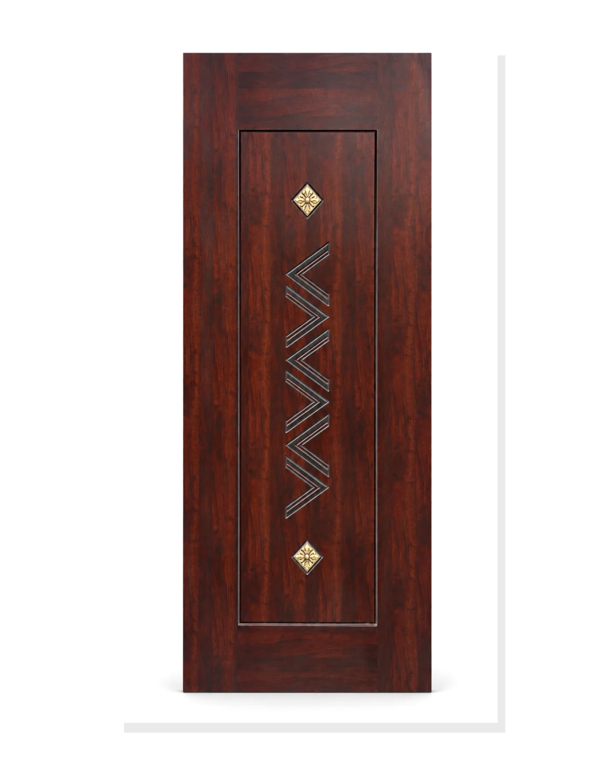 SILKEN Regal Chevron Decorative WPC Doors design