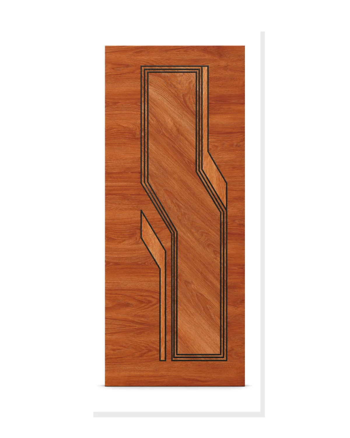 SILKEN SCULPTED PATH Decorative WPC Doors design