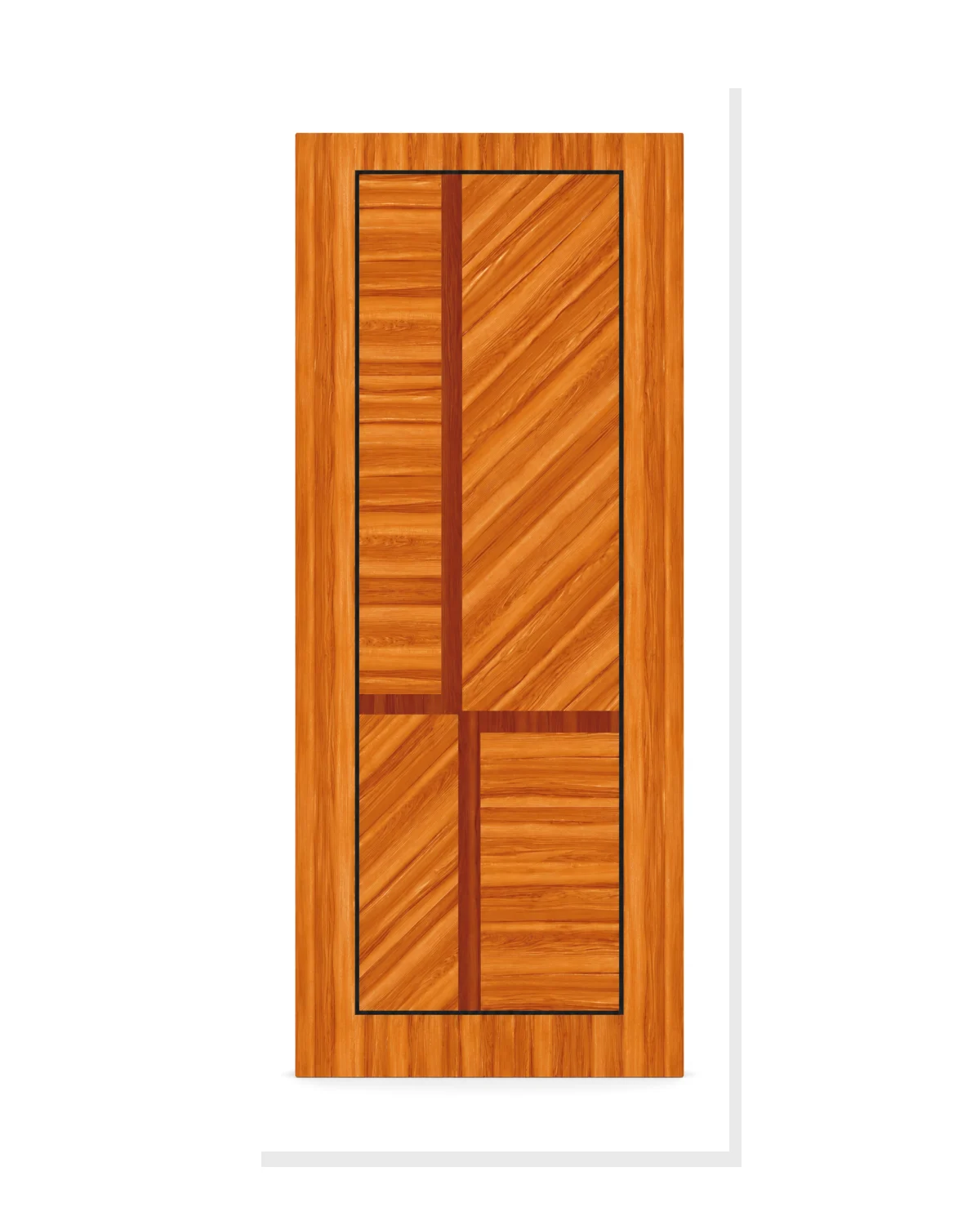 SILKEN GRAIN CROSS Decorative WPC Doors design
