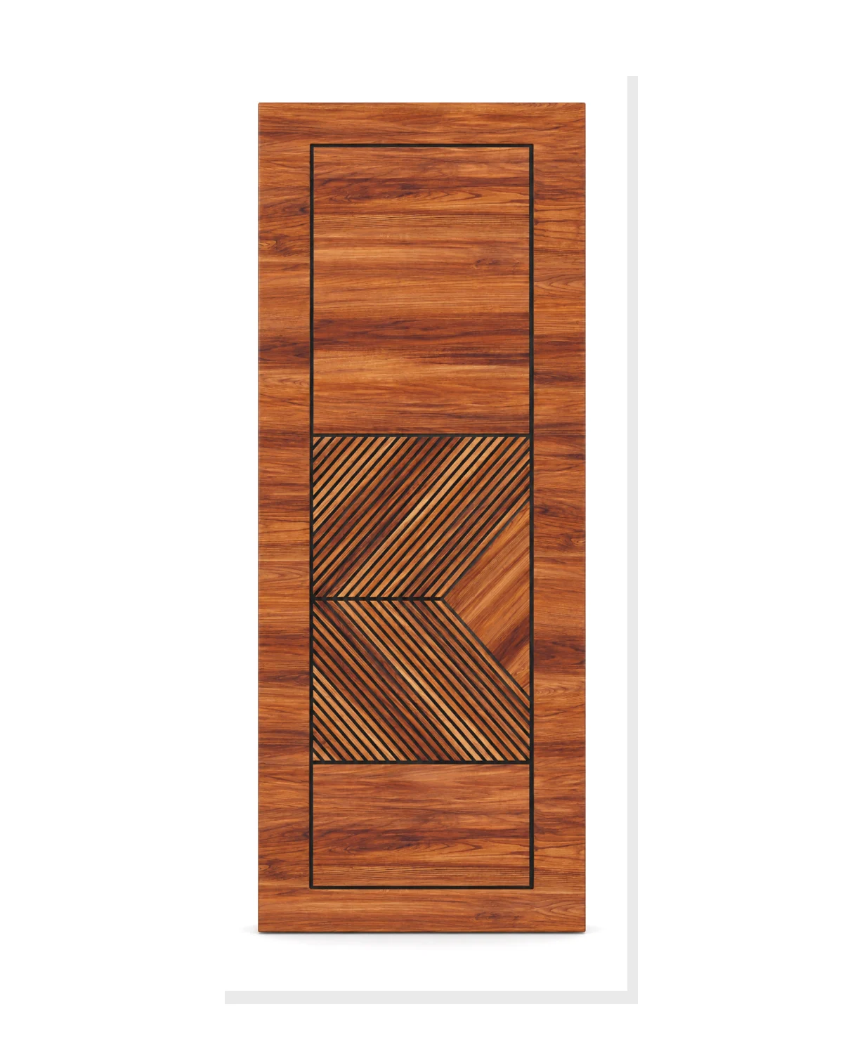 SILKEN CHEVRON WEAVE Decorative WPC Doors design