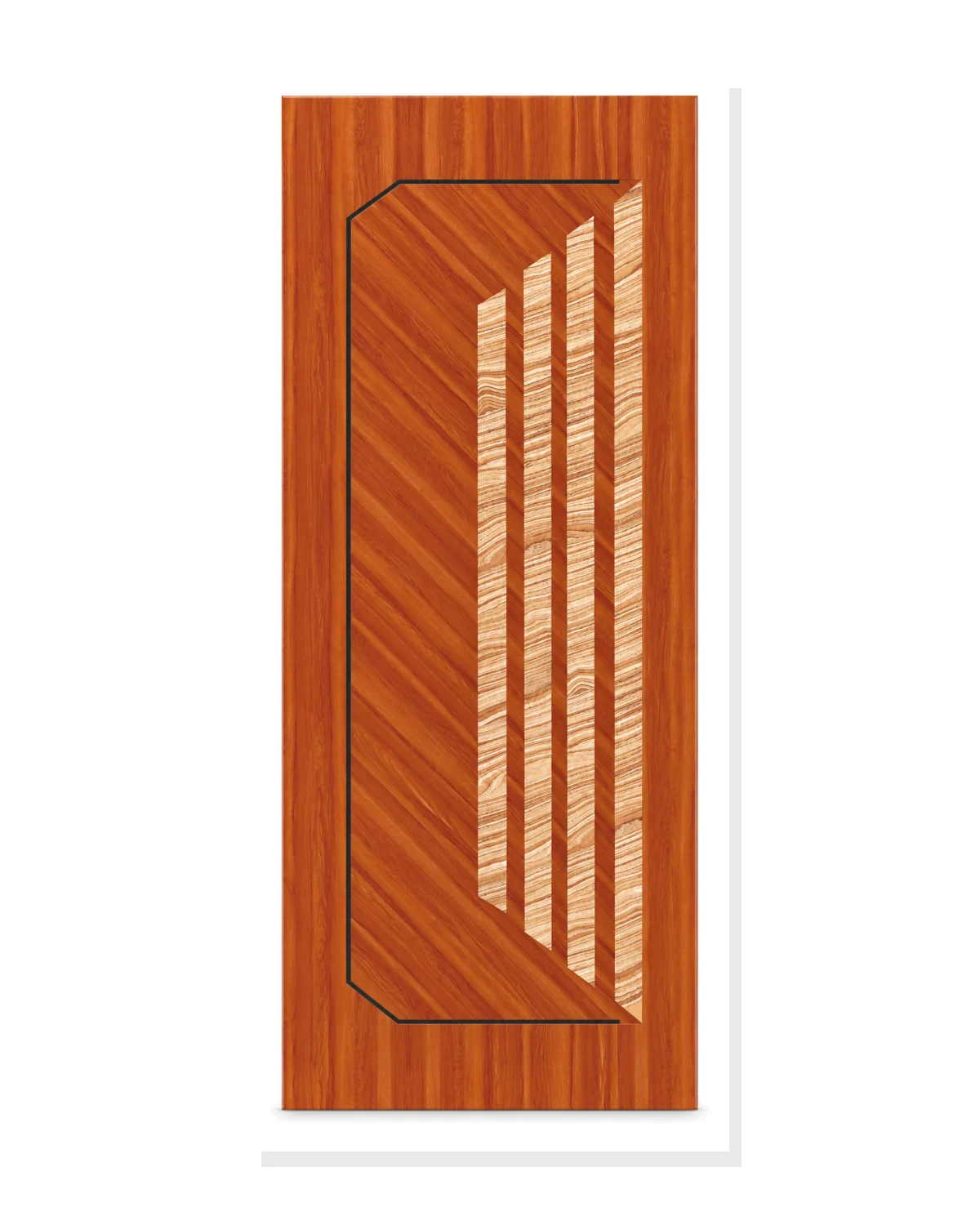 SILKEN FACETED LIGHT Decorative WPC Doors design