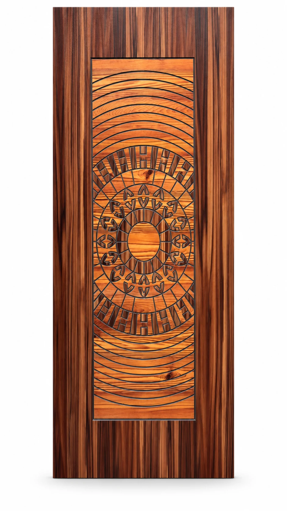 SILKEN Mandala Walnut Decorative WPC Doors design