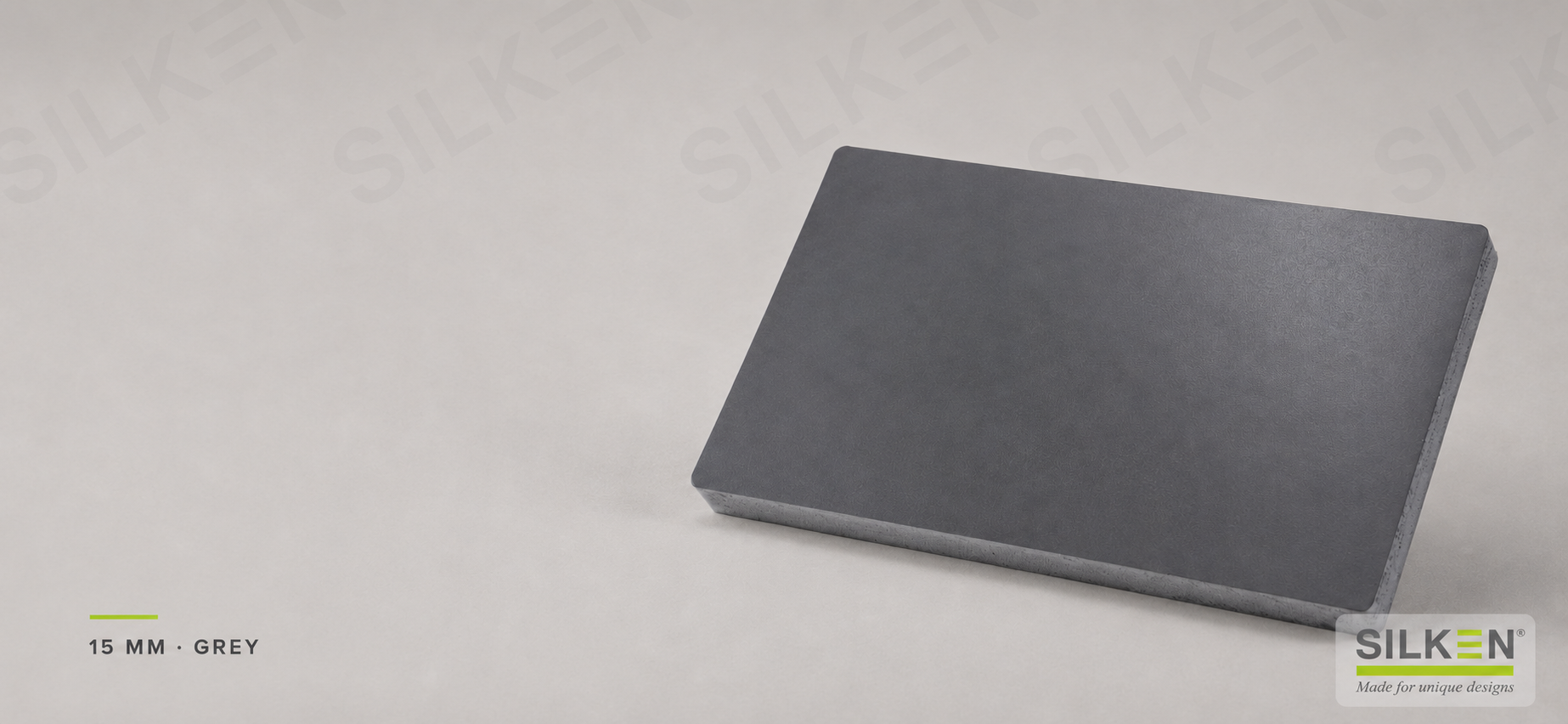 SILKEN 15mm grey WPC PVC Ply
