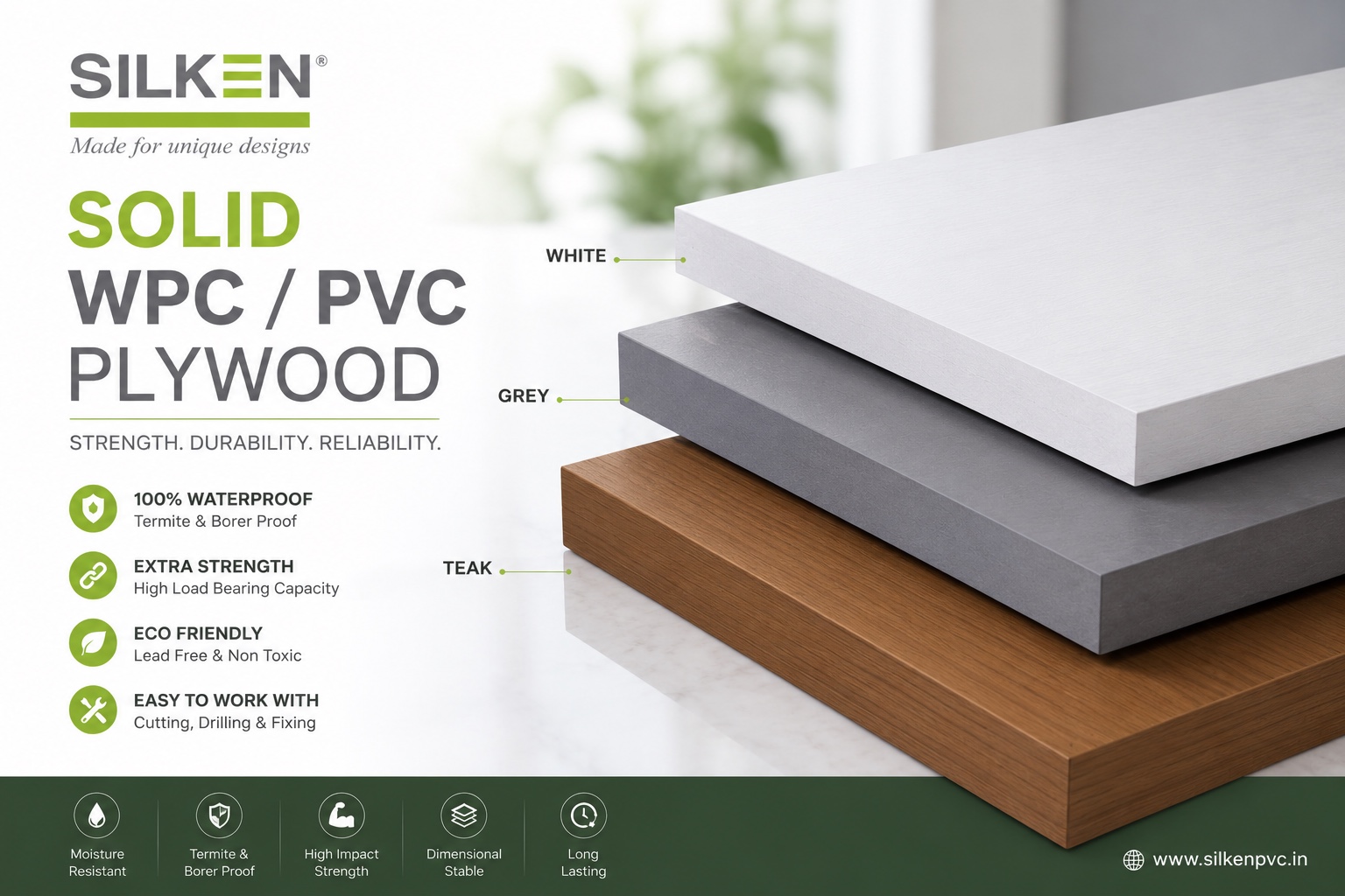 SILKEN WPC PVC Ply